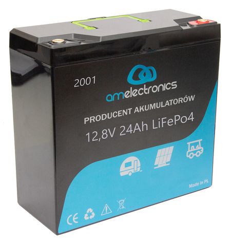 Akumulator pakiet 12,8V 24Ah  (24000mAh) LiFePo4 (2001)