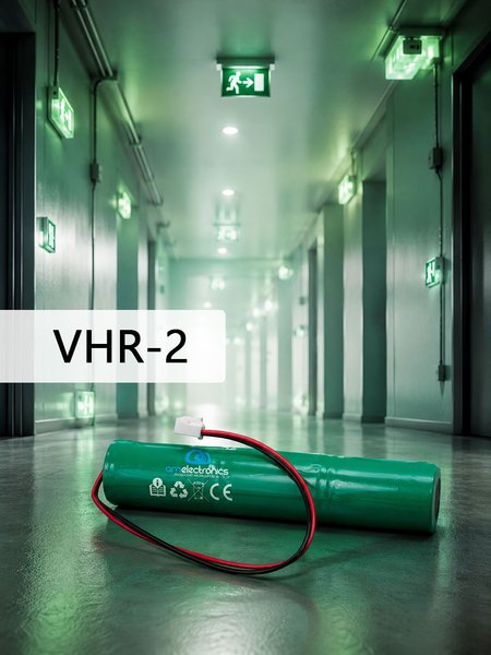 PAKIET DO LAMP AWARYJNYCH 3,6V 4000mAh + WTYK VHR2 (1430)