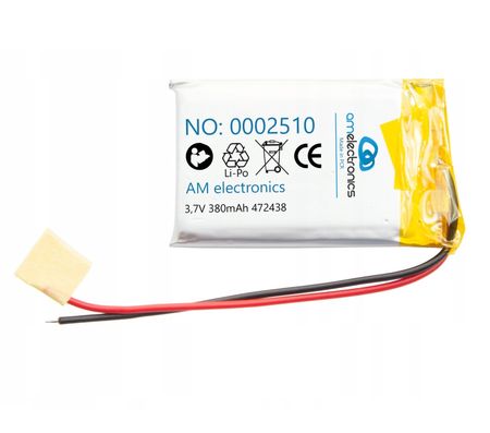 Akumulator 3,7V 380mAh LiPo 472438  (2510)