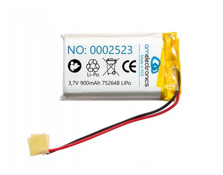 Akumulator 3,7V 900mAh LiPo 752648 (2523)