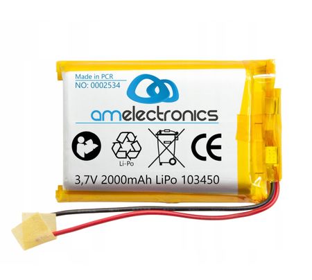 Akumulator 3,7V 2000mAh LiPo 103450 (2534)