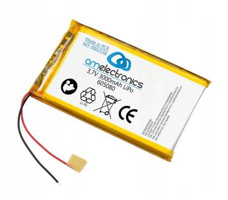 Akumulator 3,7V 3000mAh LiPo  (2538)