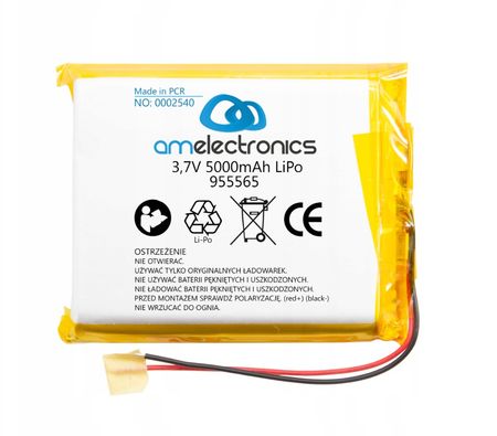 Akumulator 3,7V 5000mAh 955565 LiPo (2540)