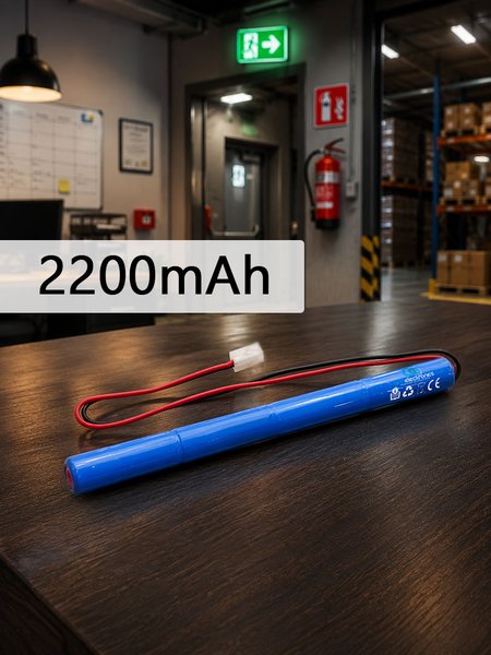 PAKIET DO LAMP AWARYJNYCH 4,8V 2200mAh NiMh MX3,96-2P (3076)