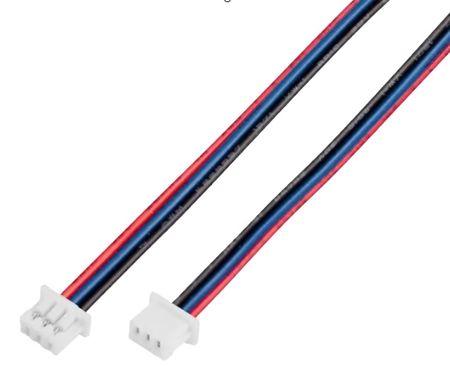 Wtyczka Molex 51021-0300 z kablami AWG26 100mm BWR