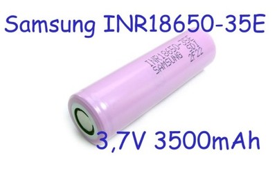Nowość! Akumulator Samsung INR18650-35E 3500mAh